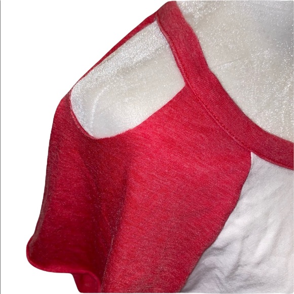 Chaser NWT Red/White Coca-Cola “The Real Thing” Tee w/Shoulder Cutouts M - Picture 10 of 10